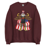 Flexing Bald Eagle Sweatshirt