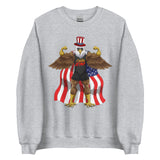 Flexing Bald Eagle Sweatshirt