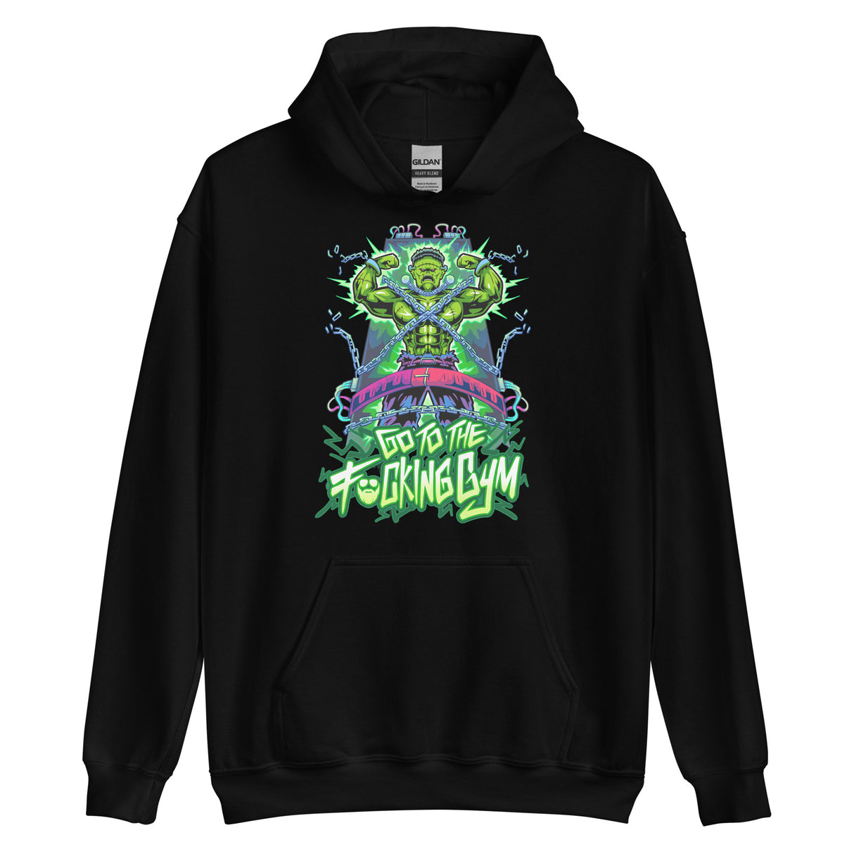 Frankenstein Go To The F*cking Gym Hoodie