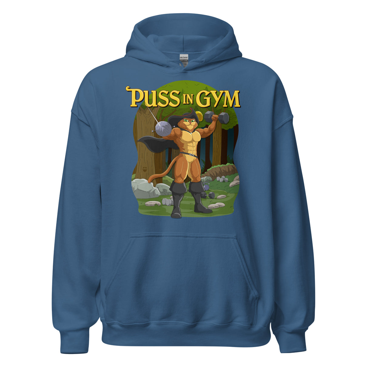 Puss In Gym Hoodie