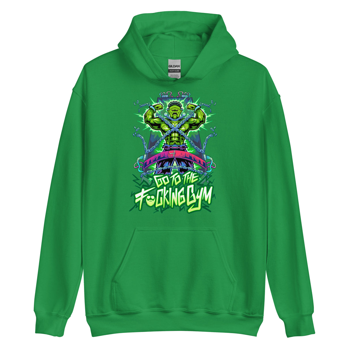 Frankenstein Go To The F*cking Gym Hoodie