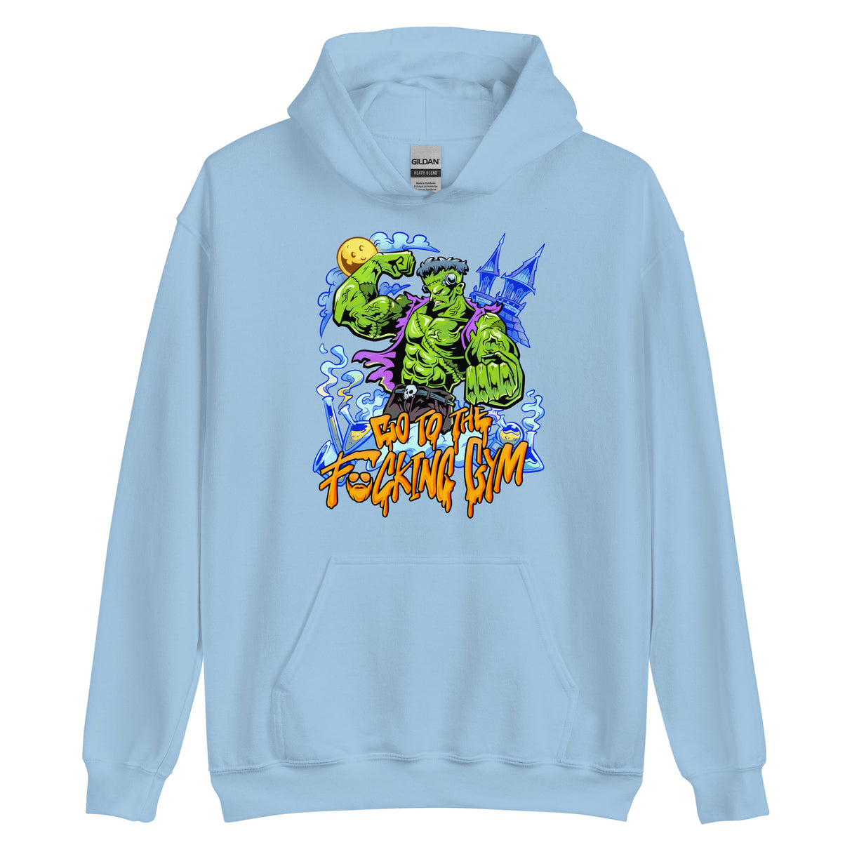 Frankenstein Go To The F*cking Gym Hoodie