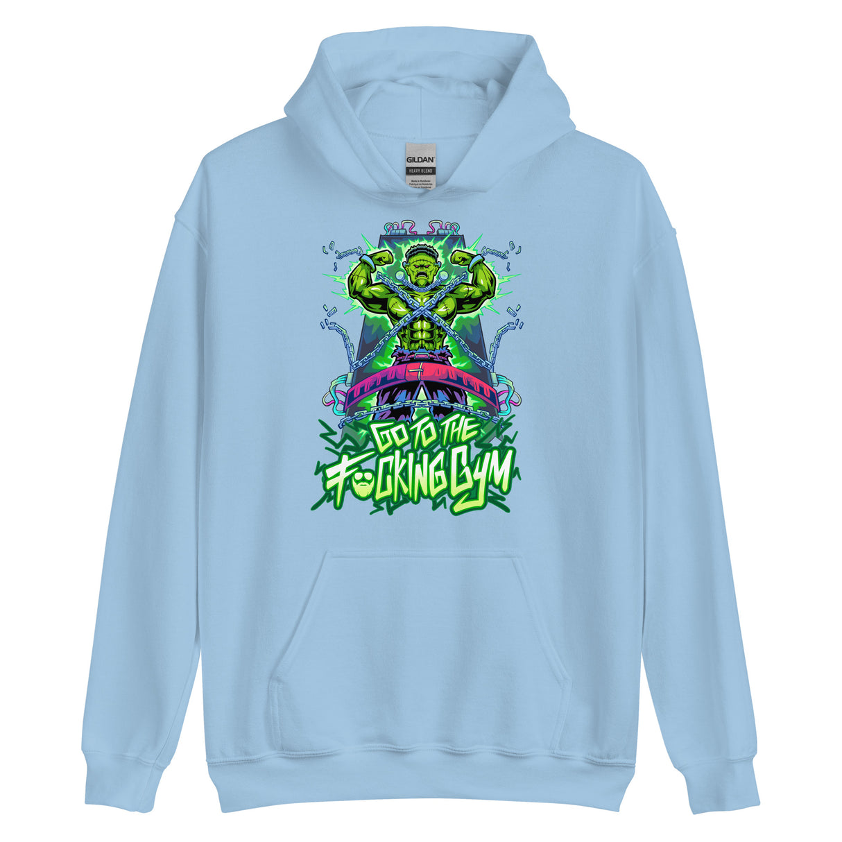 Frankenstein Go To The F*cking Gym Hoodie