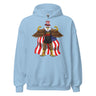 Flexing Bald Eagle Hoodie