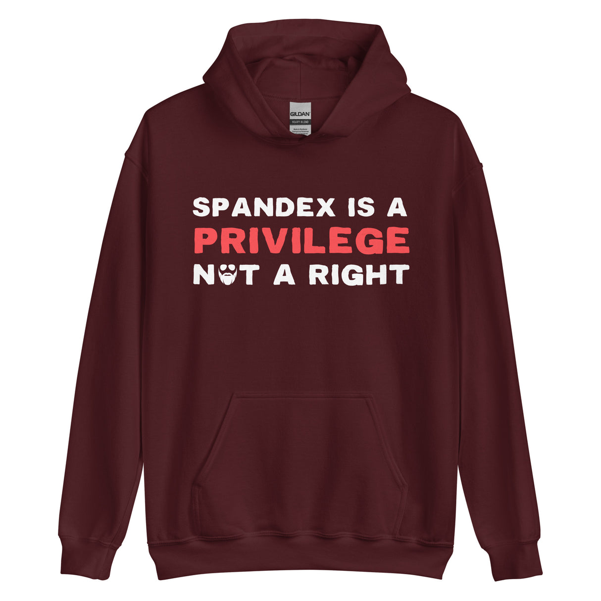 Spandex Is a Privilege Not a Right Hoodie