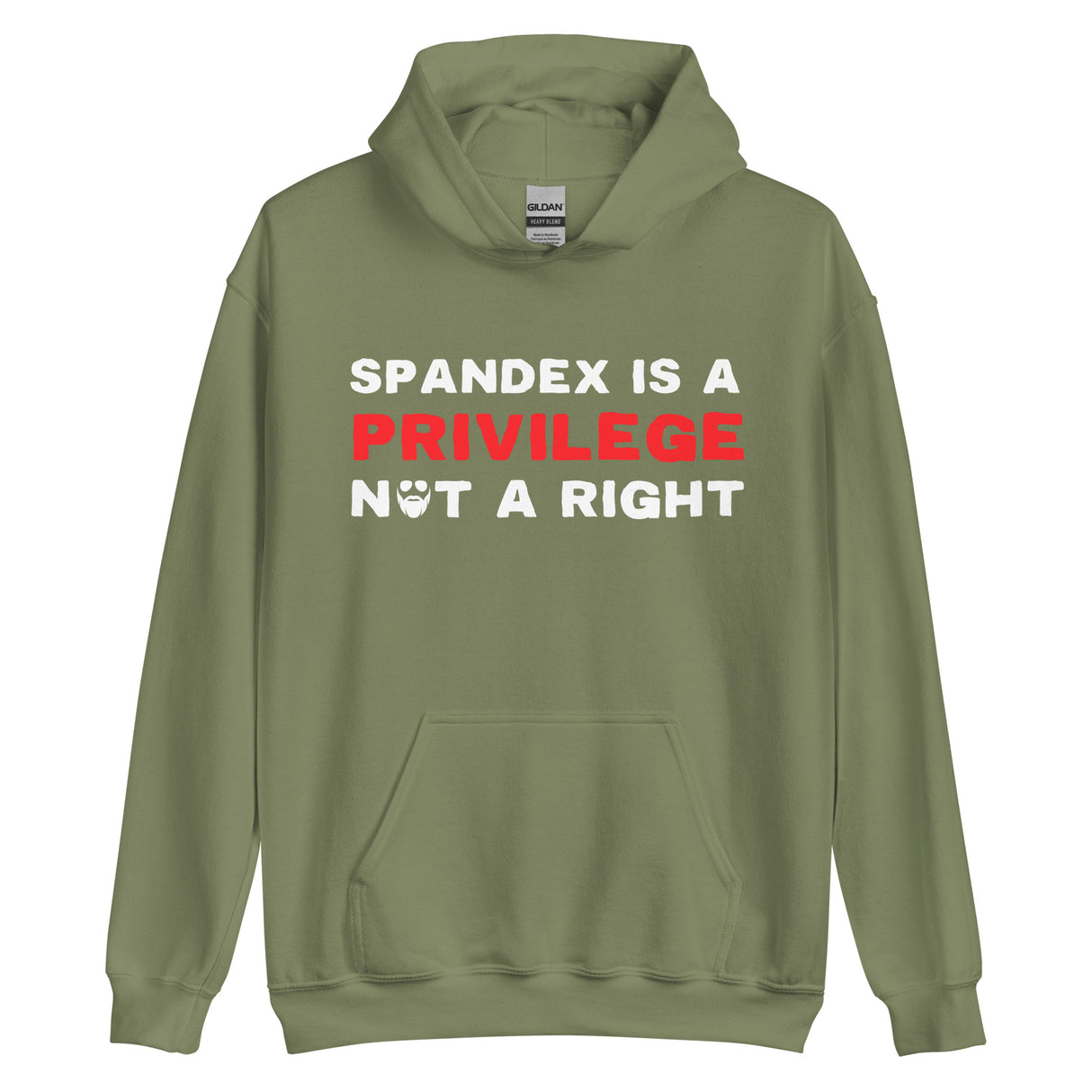 Spandex Is a Privilege Not a Right Hoodie