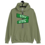 Corner of STFU and GTTFG Hoodie