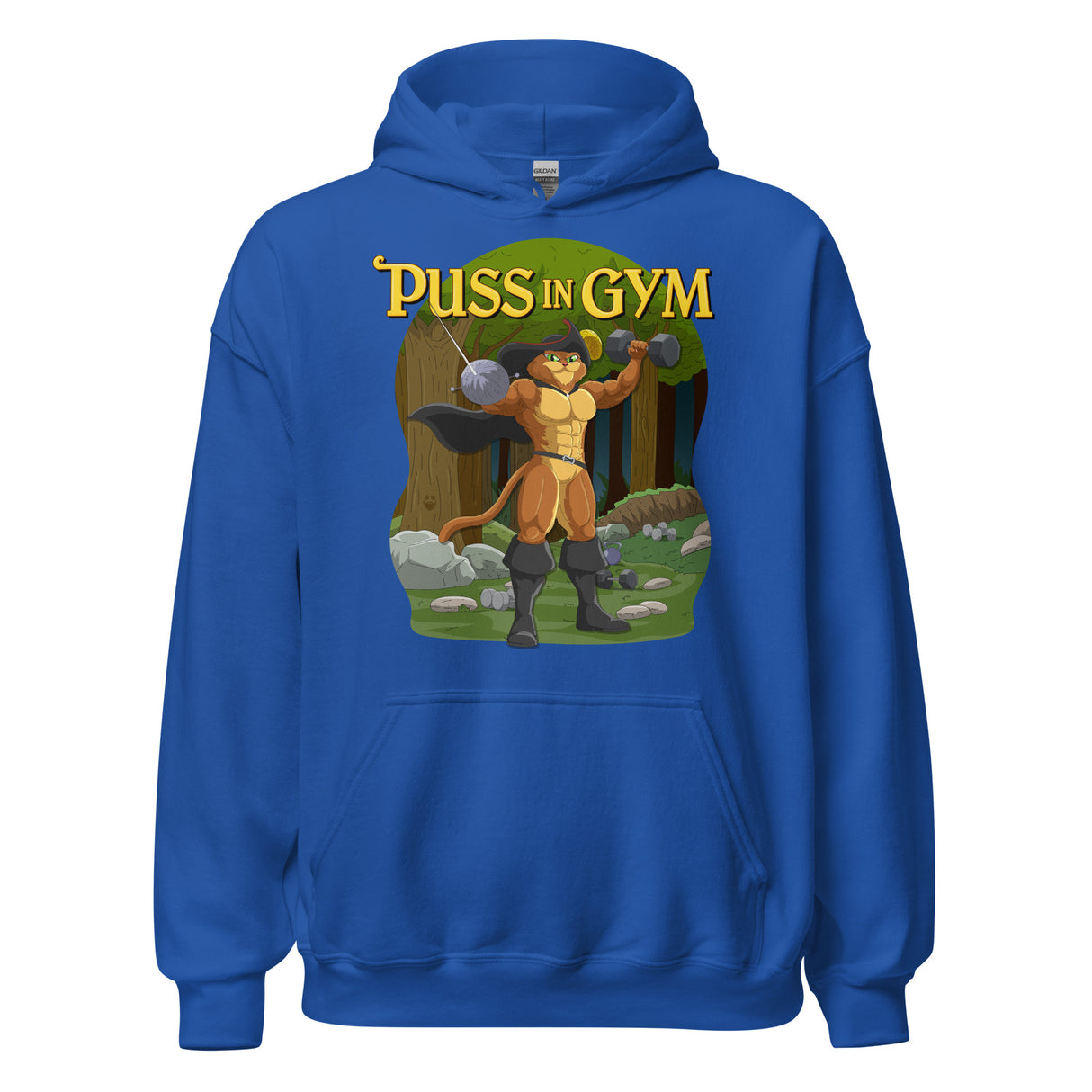 Puss In Gym Hoodie