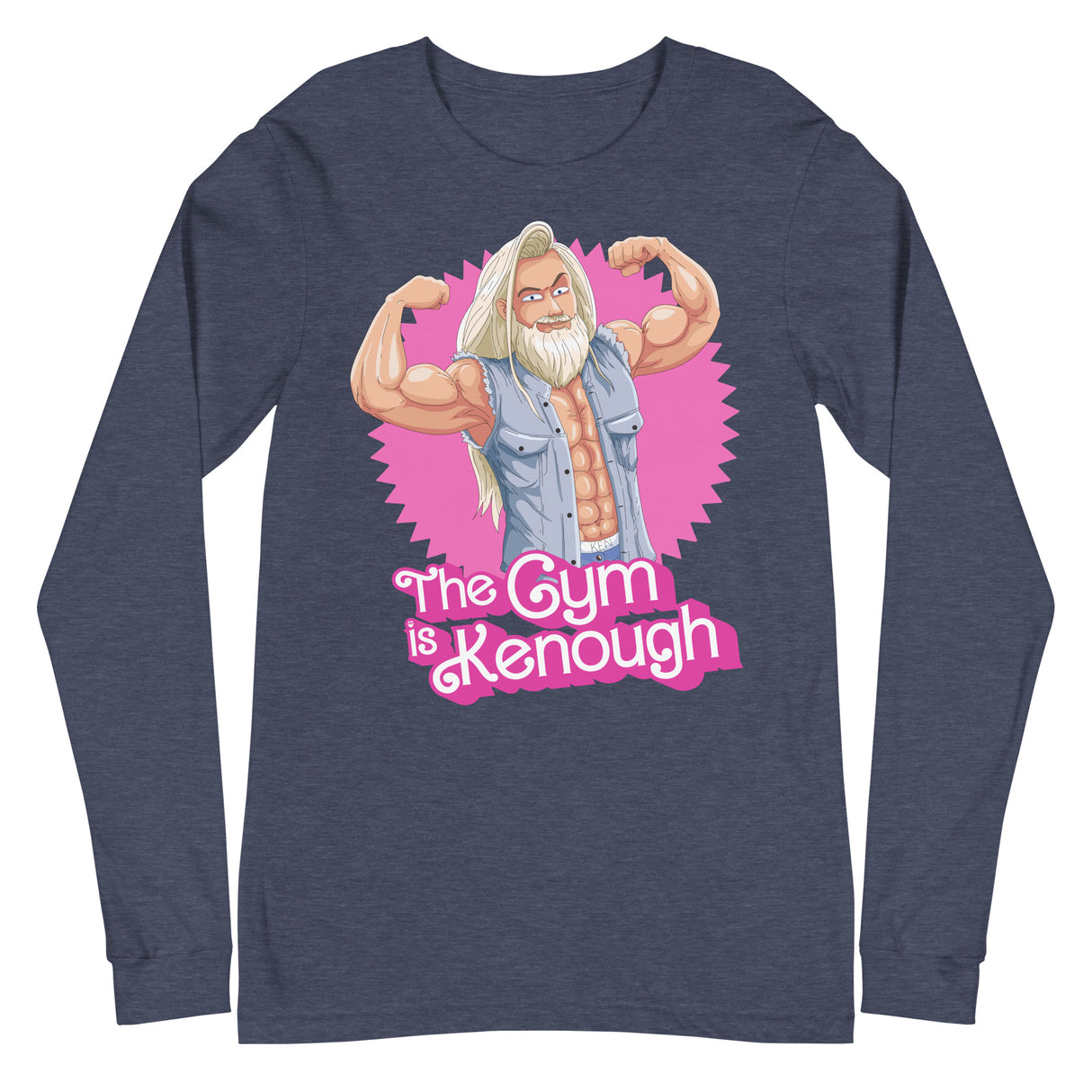 The Gym Is Kenough (Image) Long Sleeve T-Shirt