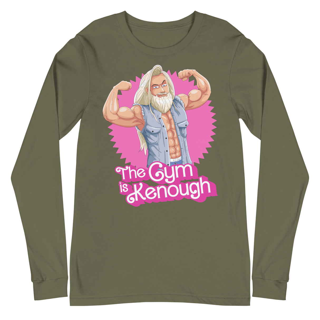 The Gym Is Kenough (Image) Long Sleeve T-Shirt