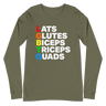 Muscle Alphabet Long Sleeve T-Shirt