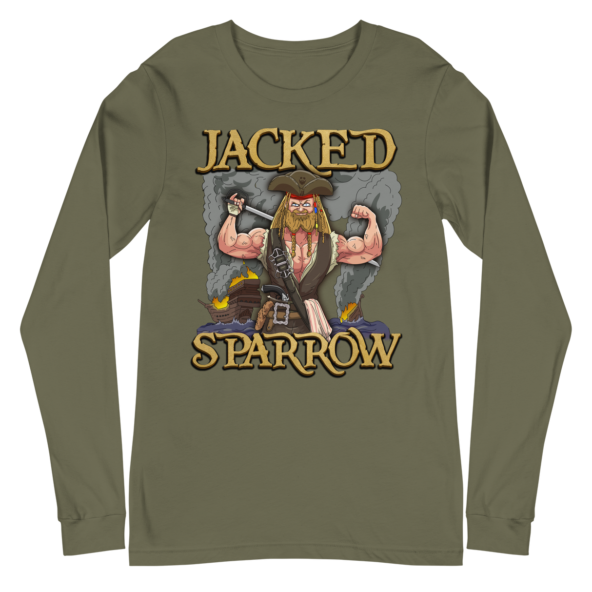 Jacked Sparrow Long Sleeve T-Shirt