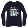 Muscle Alphabet Long Sleeve T-Shirt