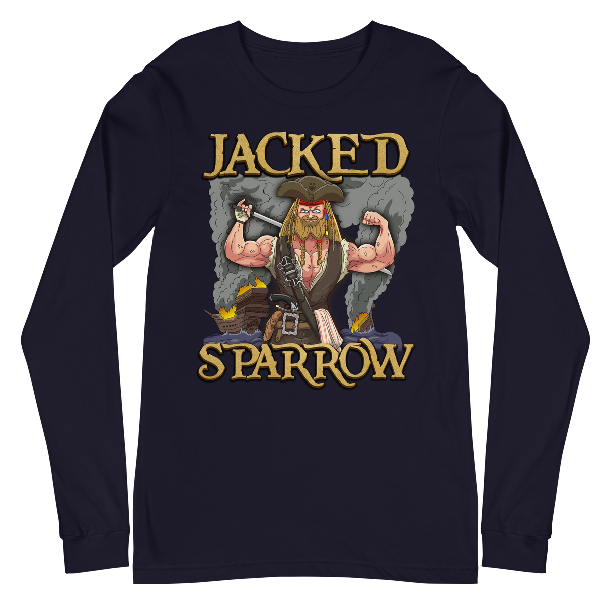 Jacked Sparrow Long Sleeve T-Shirt