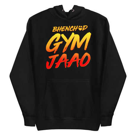 Bhenchod Gym Jaao Premium Hoodie