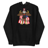 Flexing Bald Eagle Premium Hoodie