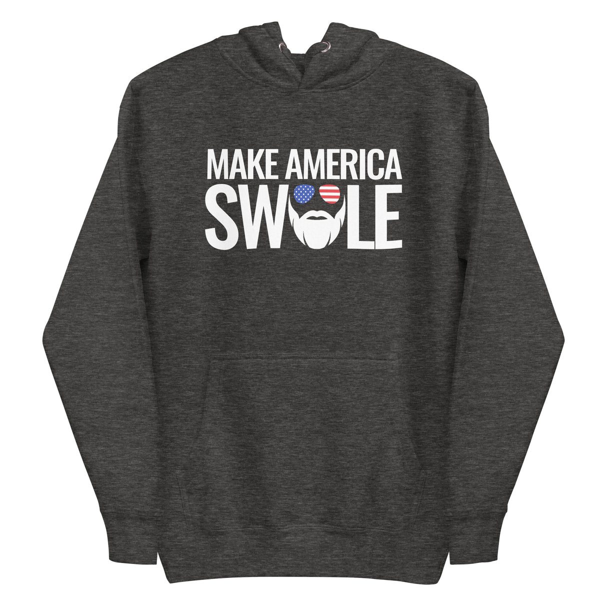 Make America Swole (Text) Premium Hoodie