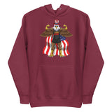 Flexing Bald Eagle Premium Hoodie