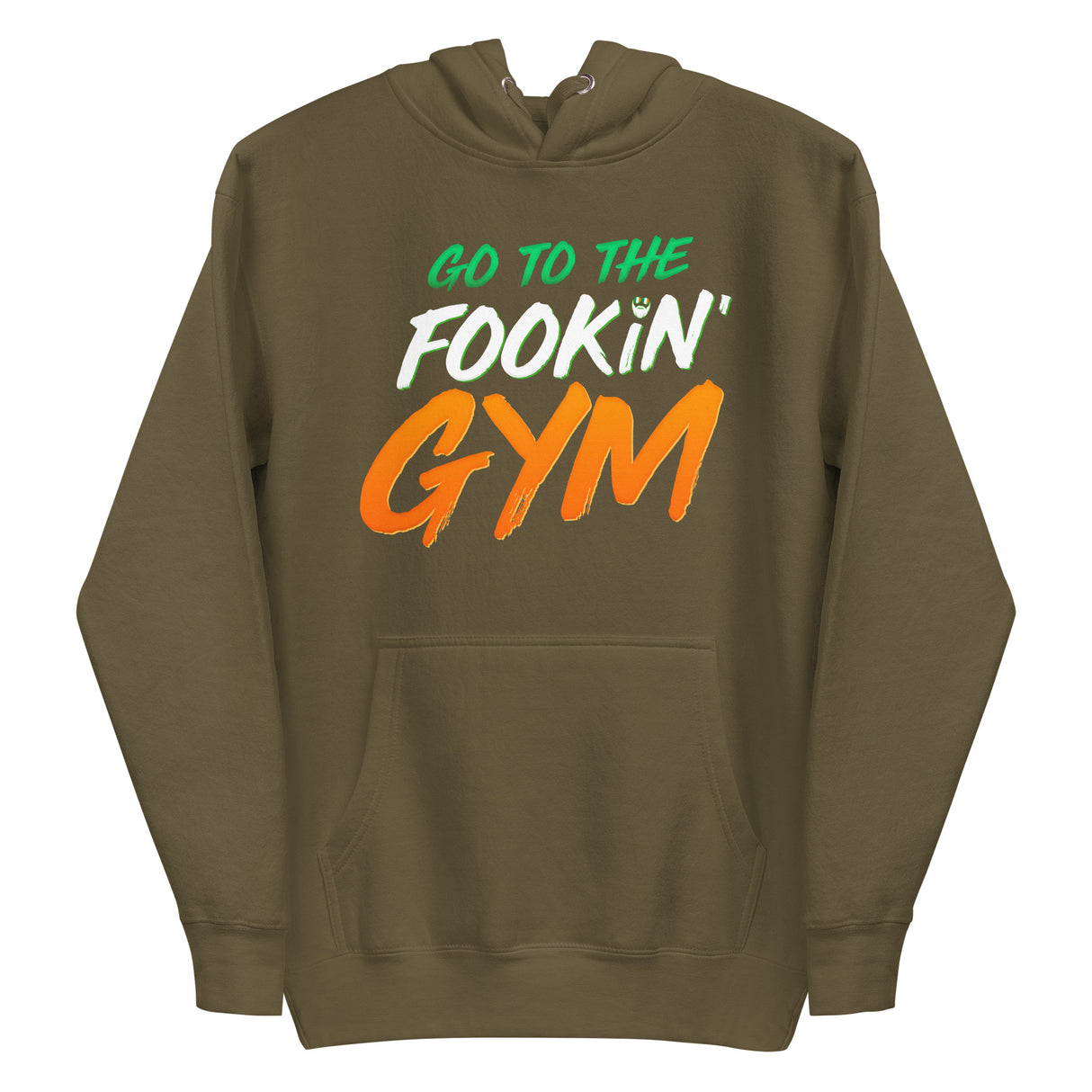 Go To The Fookin' Gym (St Patrick's Day) Premium Hoodie