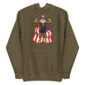 Flexing Bald Eagle Premium Hoodie