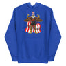 Flexing Bald Eagle Premium Hoodie