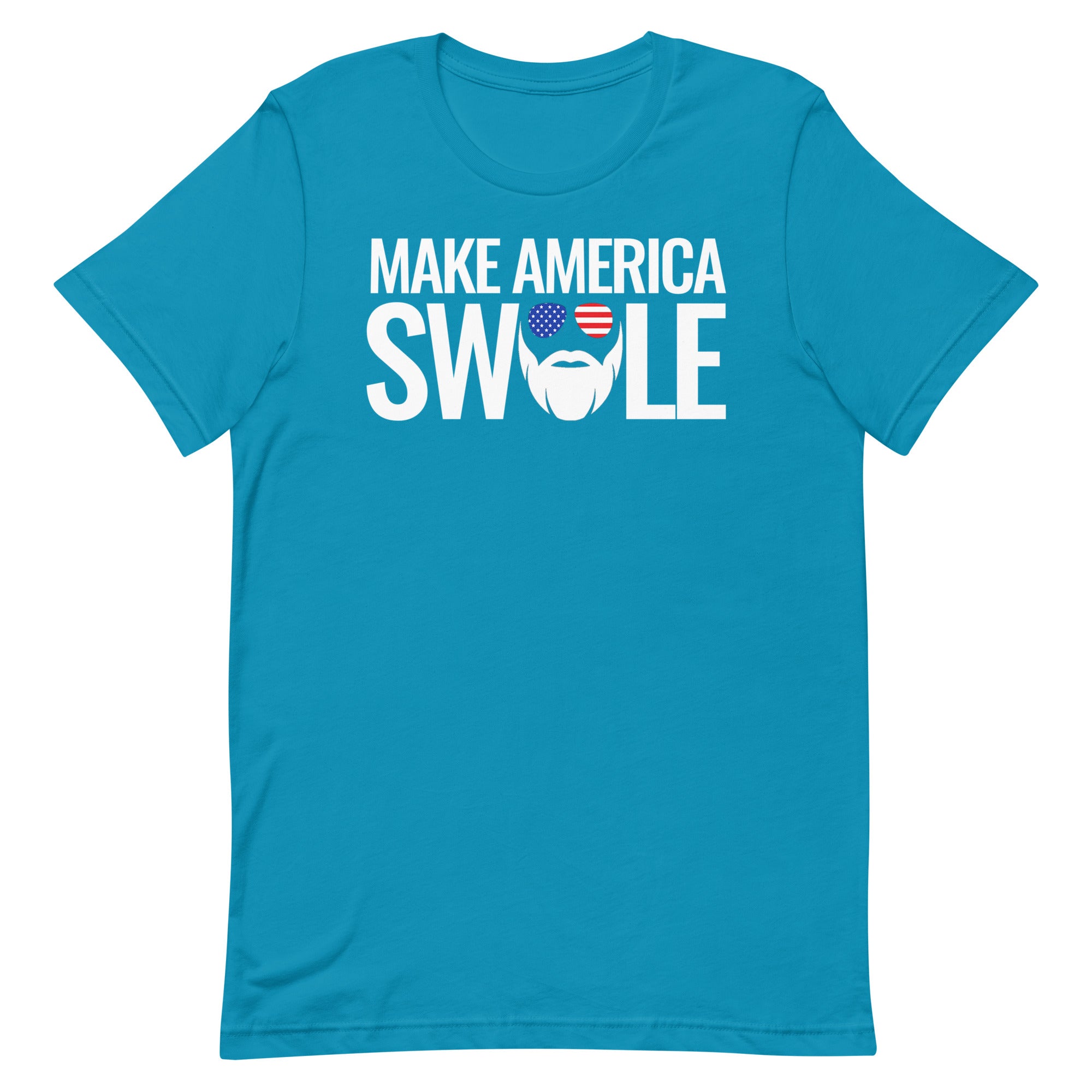 Make America Swole (Text) T-Shirt – Papa Swolio