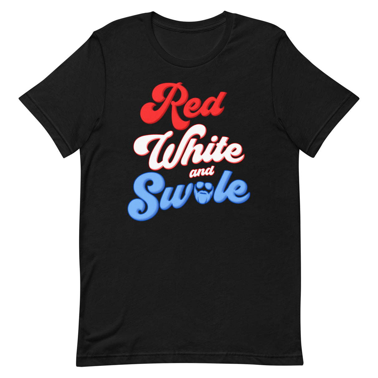 Red, White and Swole (Groovy) T-Shirt