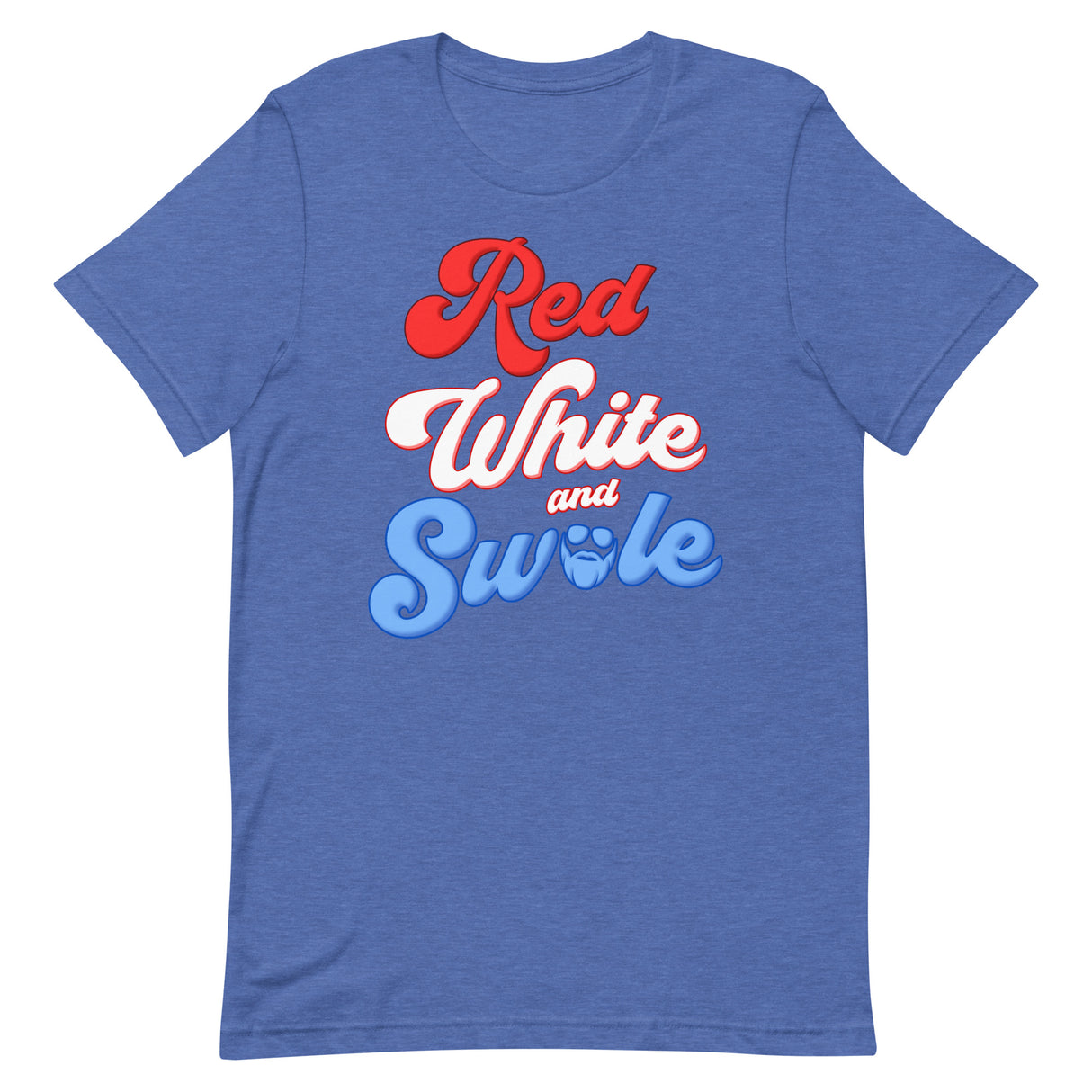 Red, White and Swole (Groovy) T-Shirt