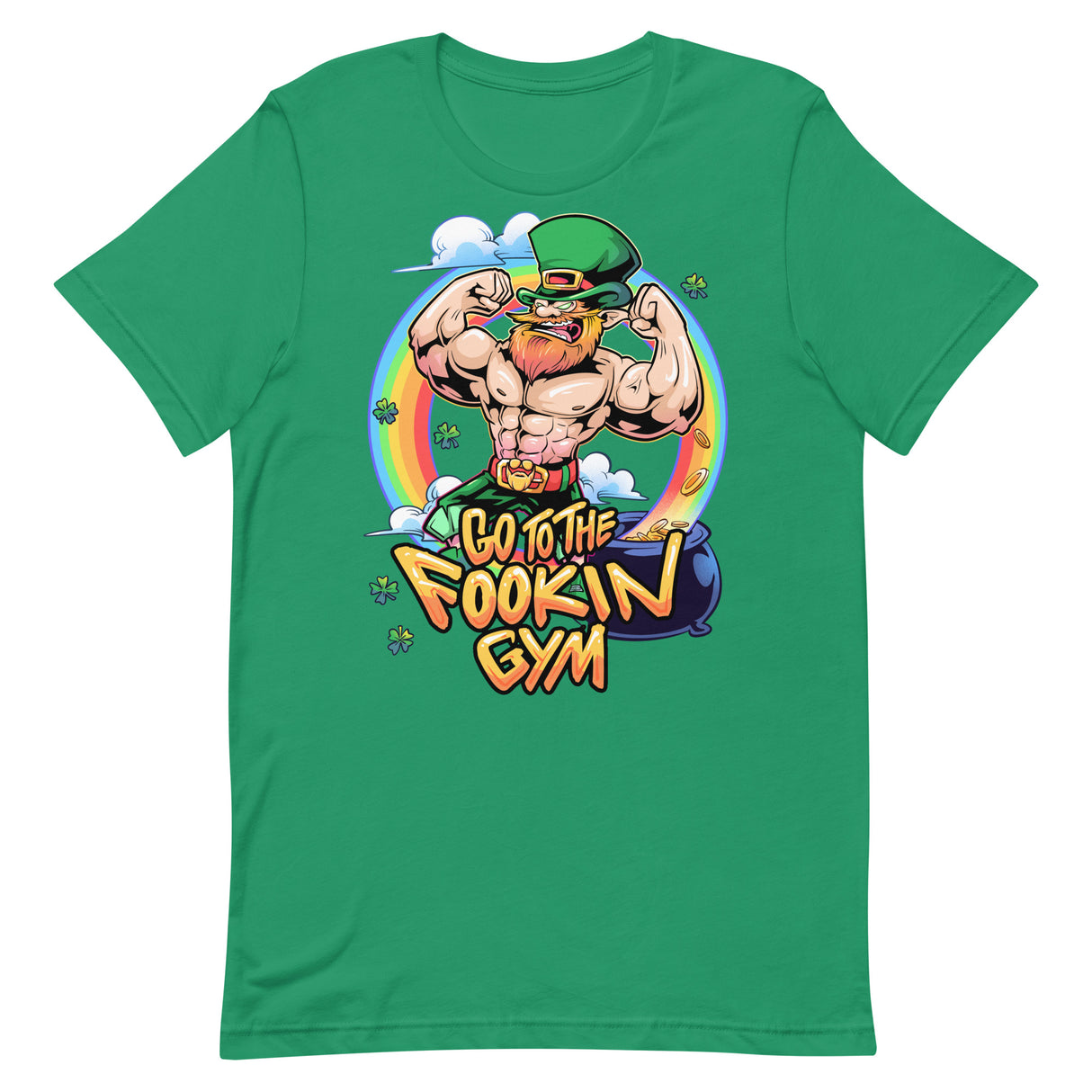 Leprechaun Go To The Fookin Gym T-Shirt