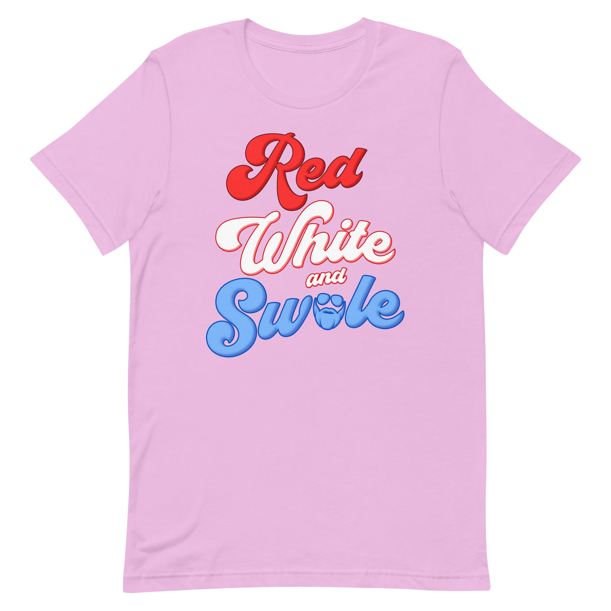 Red, White and Swole (Groovy) T-Shirt