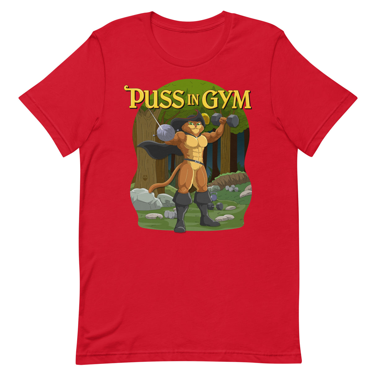 Puss In Gym T-Shirt