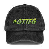 GTTFG Green Vintage Cotton Twill Cap