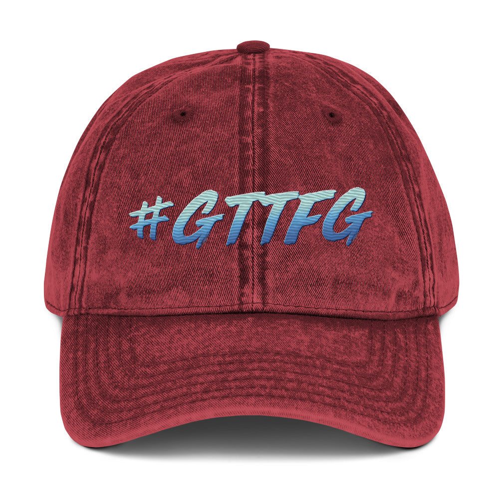 GTTFG Blue Vintage Cotton Twill Cap