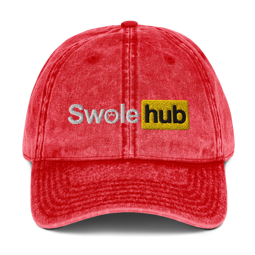 Swole Hub Vintage Cotton Twill Cap
