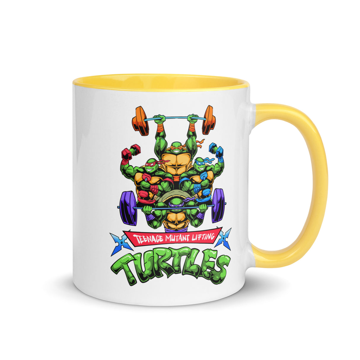 Teenage Mutant Lifting Turtles Mug