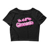 Ve Al Puto Gimnasio (Barbie) Fitted Crop Top