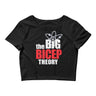 The Big Bicep Theory Fitted Crop Top