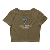 Marked Safe From Seed Oils Women’s Crop Tee