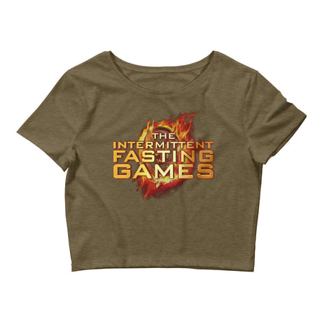 The Intermittent Fasting Games Women’s Crop Tee
