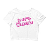 Ve Al Puto Gimnasio (Barbie) Fitted Crop Top