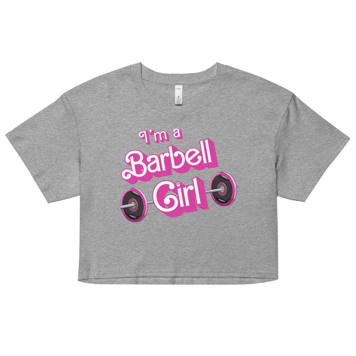 I'm a Barbell Girl Loose Crop Top