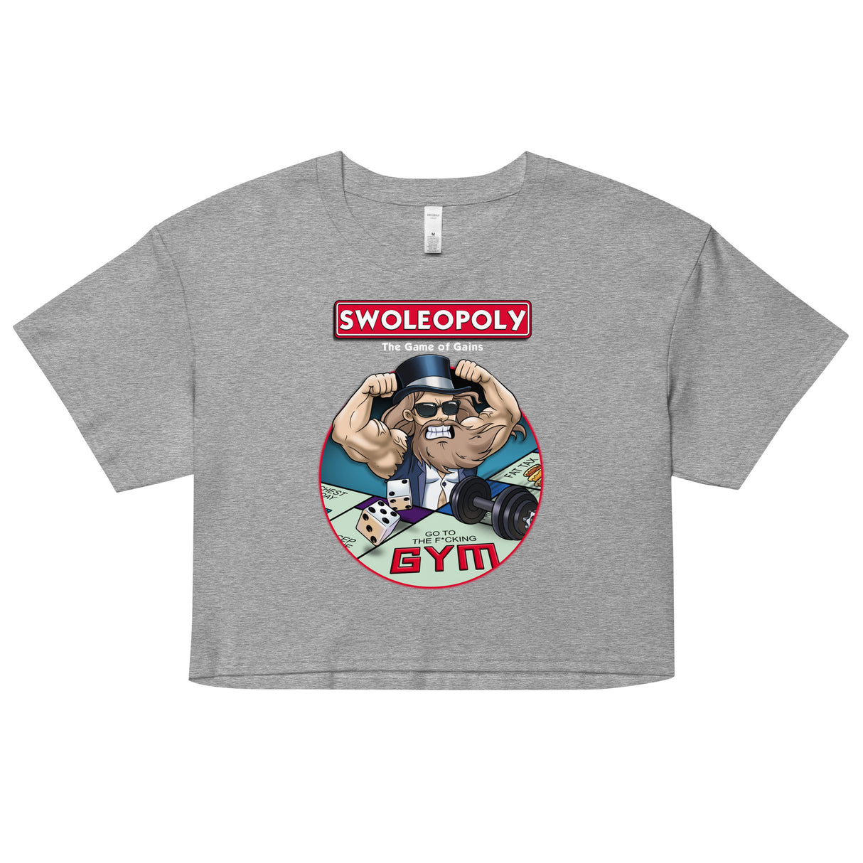 Swoleopoly Loose Crop Top