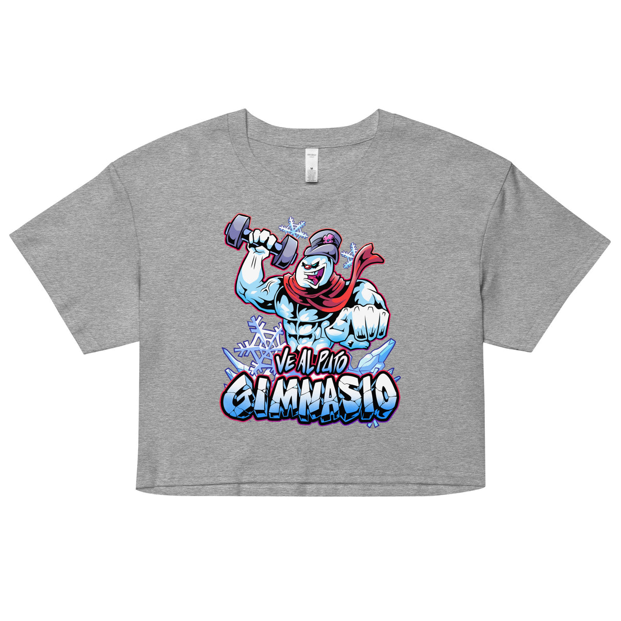 Frosty Ve Al Puto Gimnasio Loose Crop Top