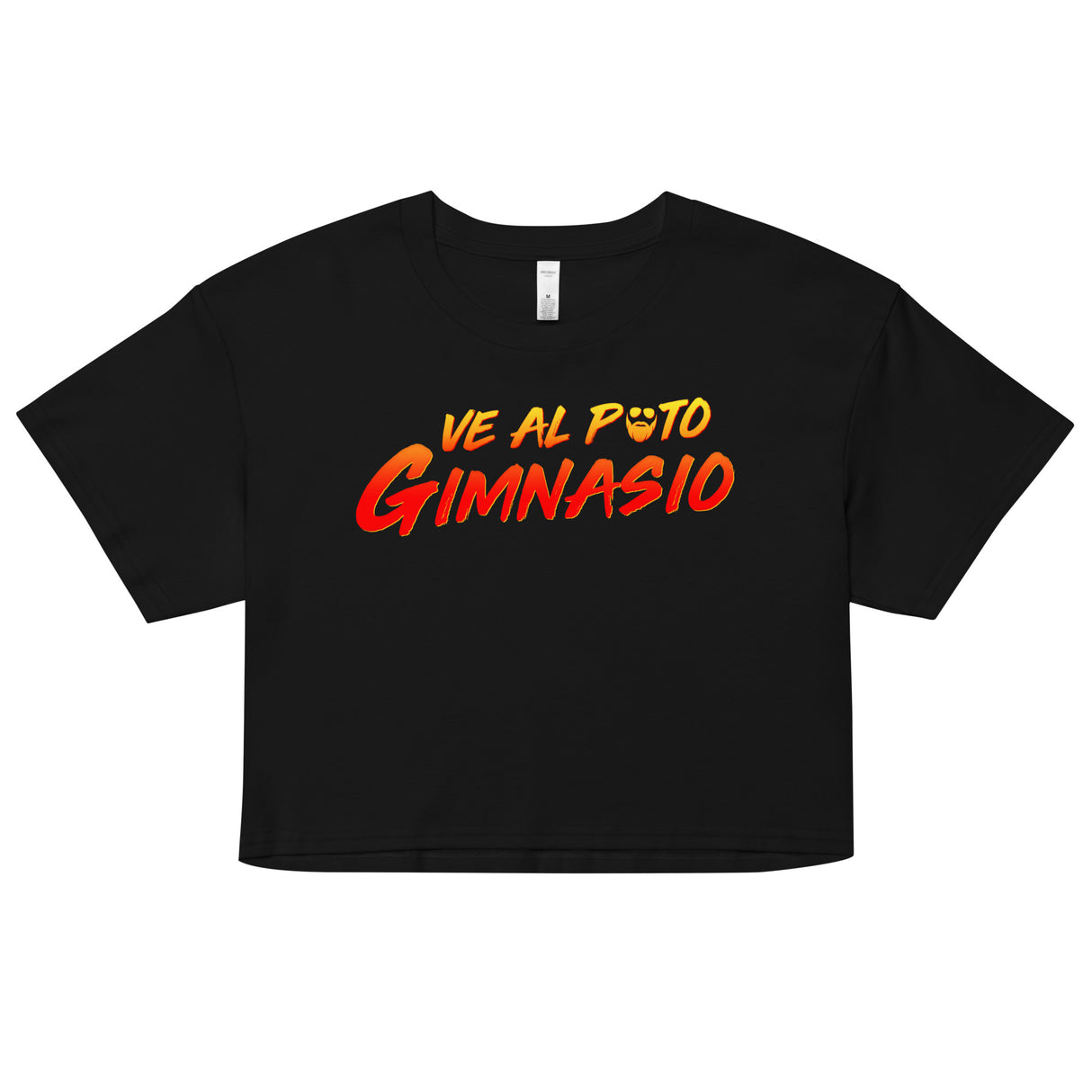 Ve Al Puto Gimnasio Loose Crop Top