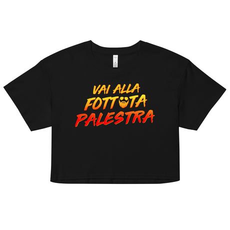 Vai Alla Fottuta Palestra Loose Crop Top