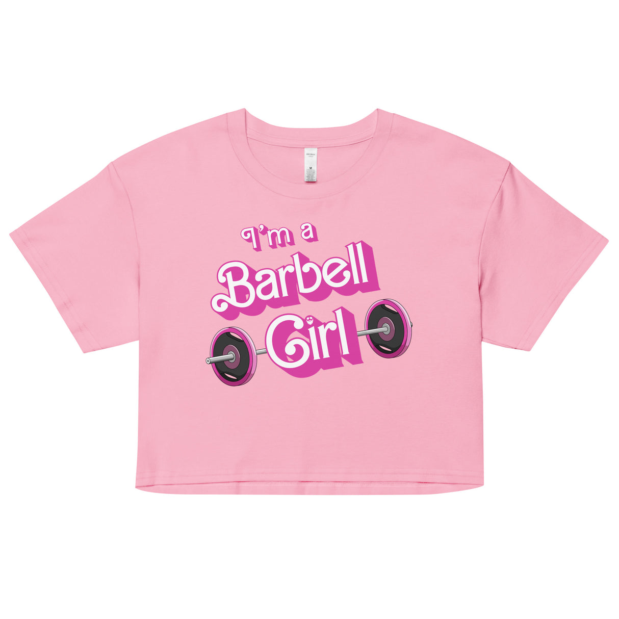 I'm a Barbell Girl Loose Crop Top