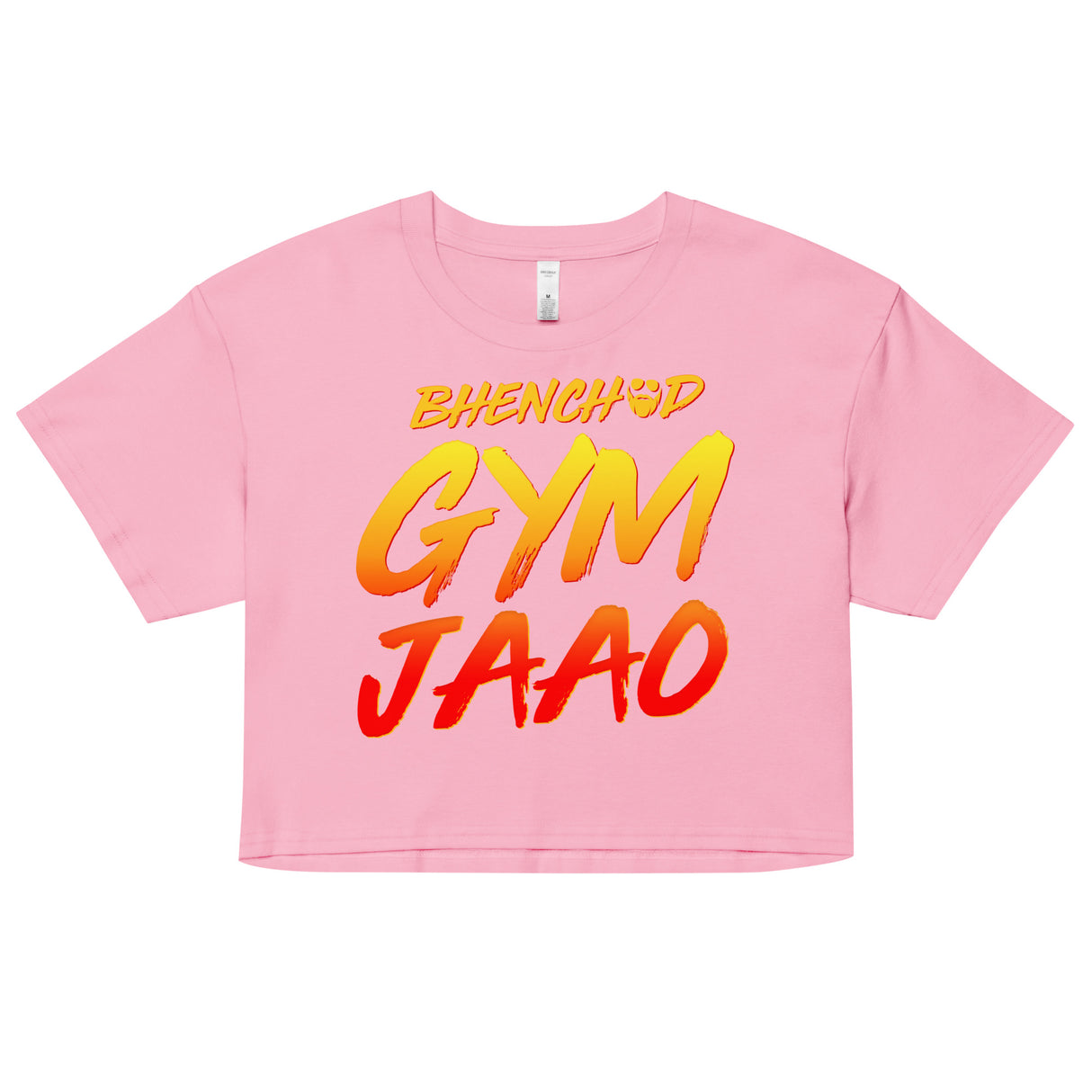 Bhenchod Gym Jaao Loose Crop Top