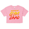 Bhenchod Gym Jaao Loose Crop Top