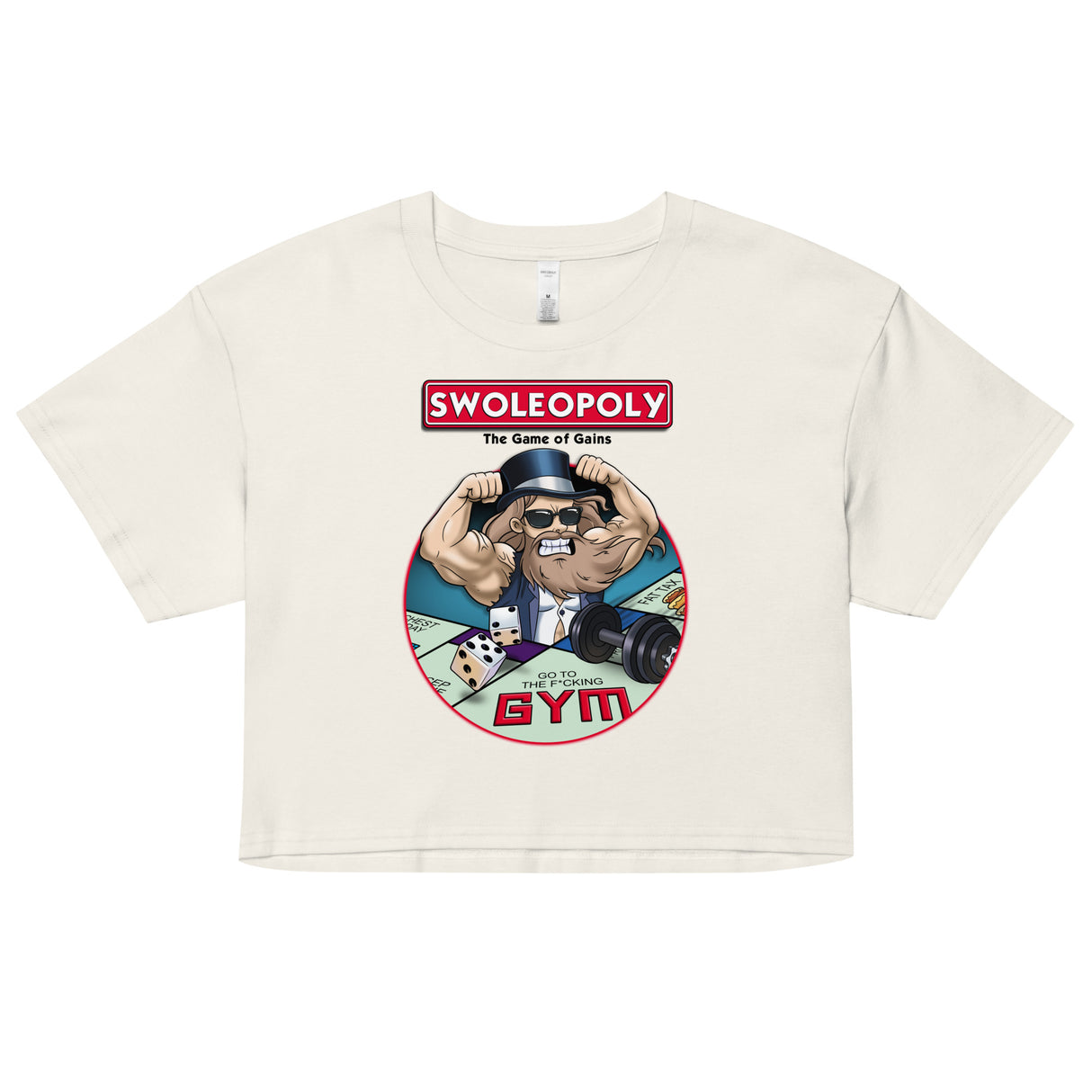 Swoleopoly Loose Crop Top