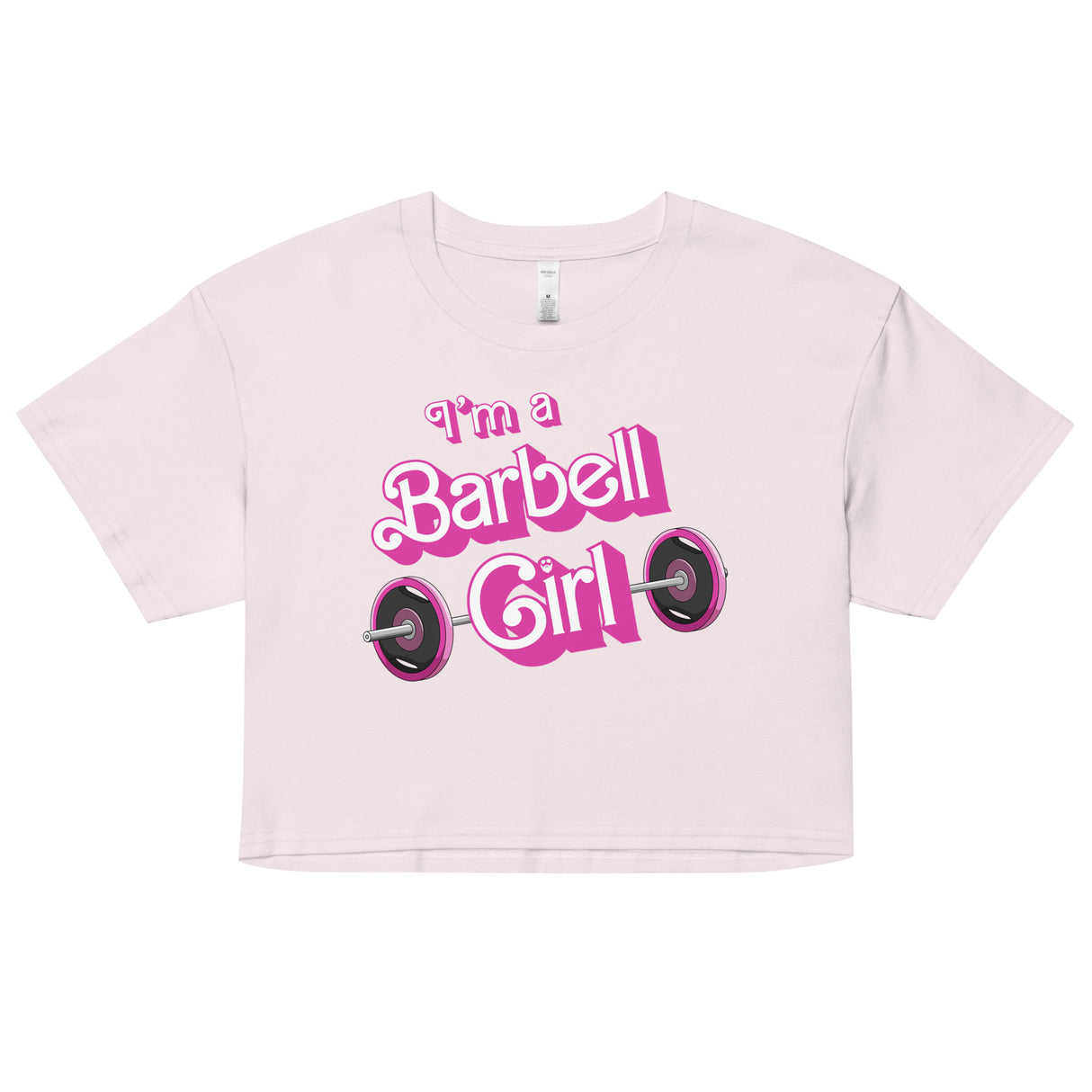 I'm a Barbell Girl Loose Crop Top